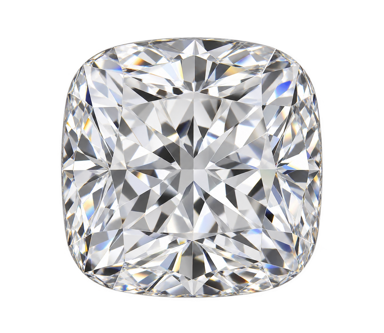 Cushion natural diamond