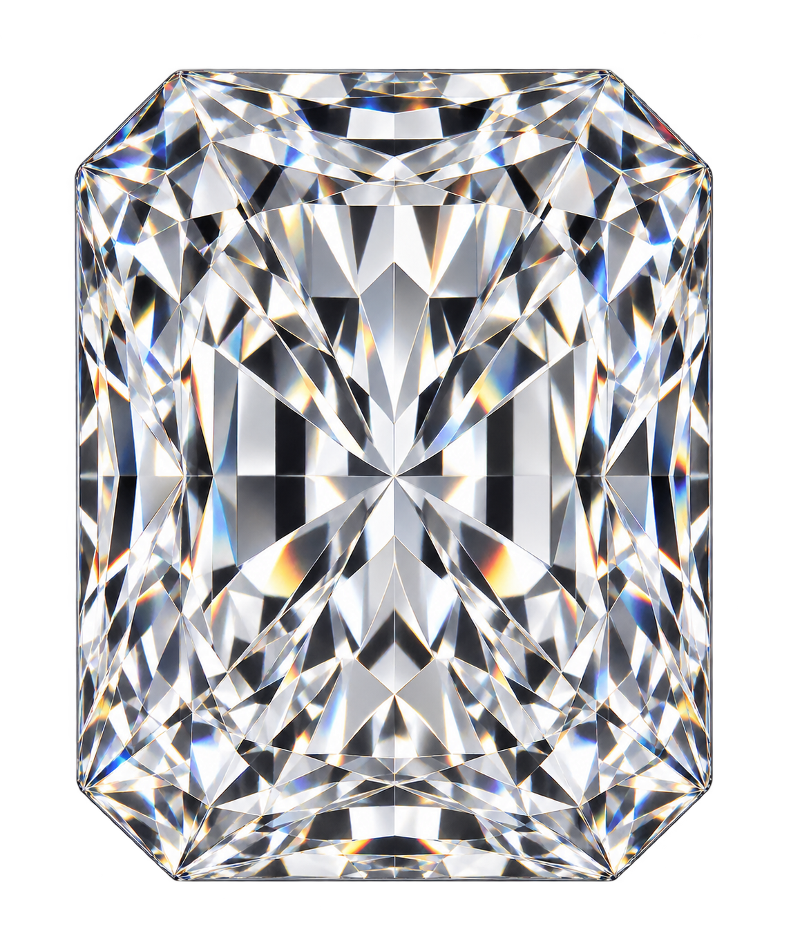 Radiant natural diamond